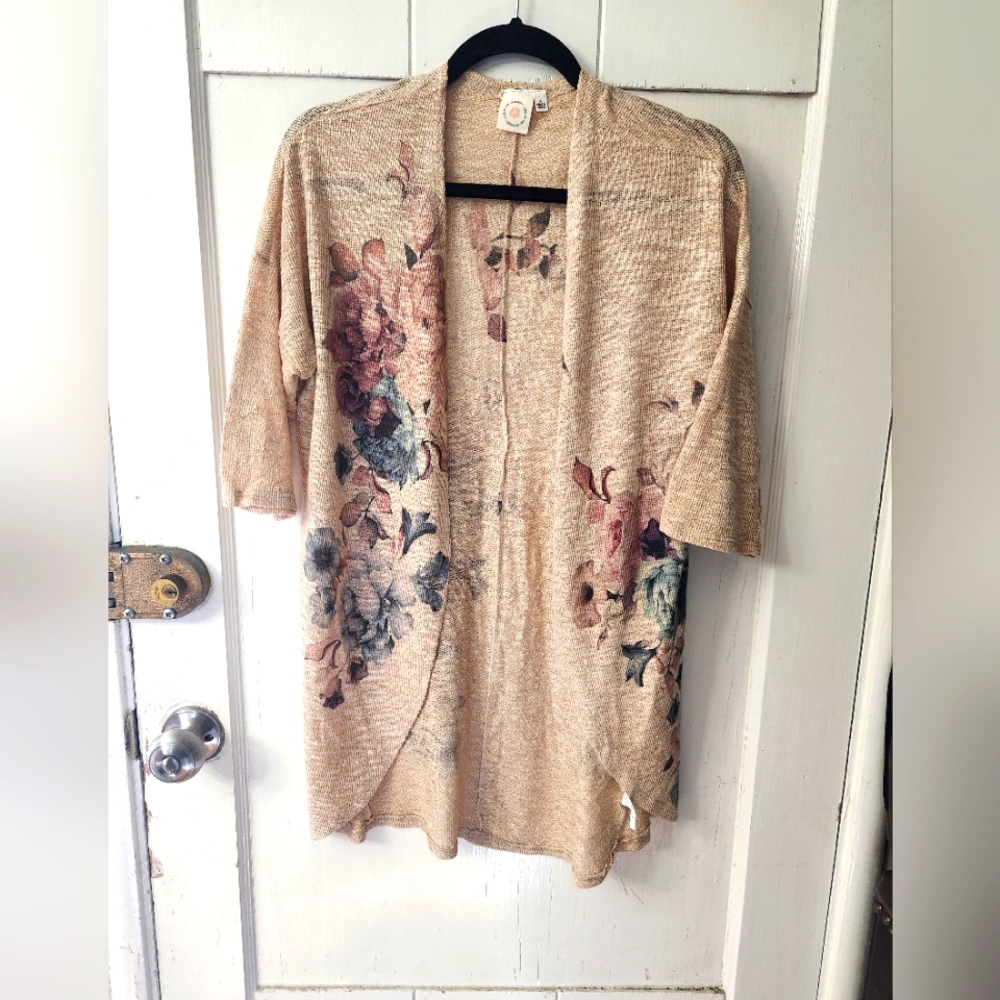 Pretty Flowered Sweater